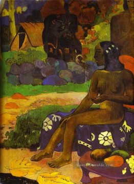 Va'raumati tei oa Ihr Name ist Vairaumati Post Impressionism Primitivism Paul Gauguin Ölgemälde